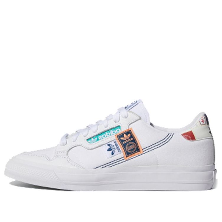 adidas Continental Vulc 'White Blue Green' FX3810