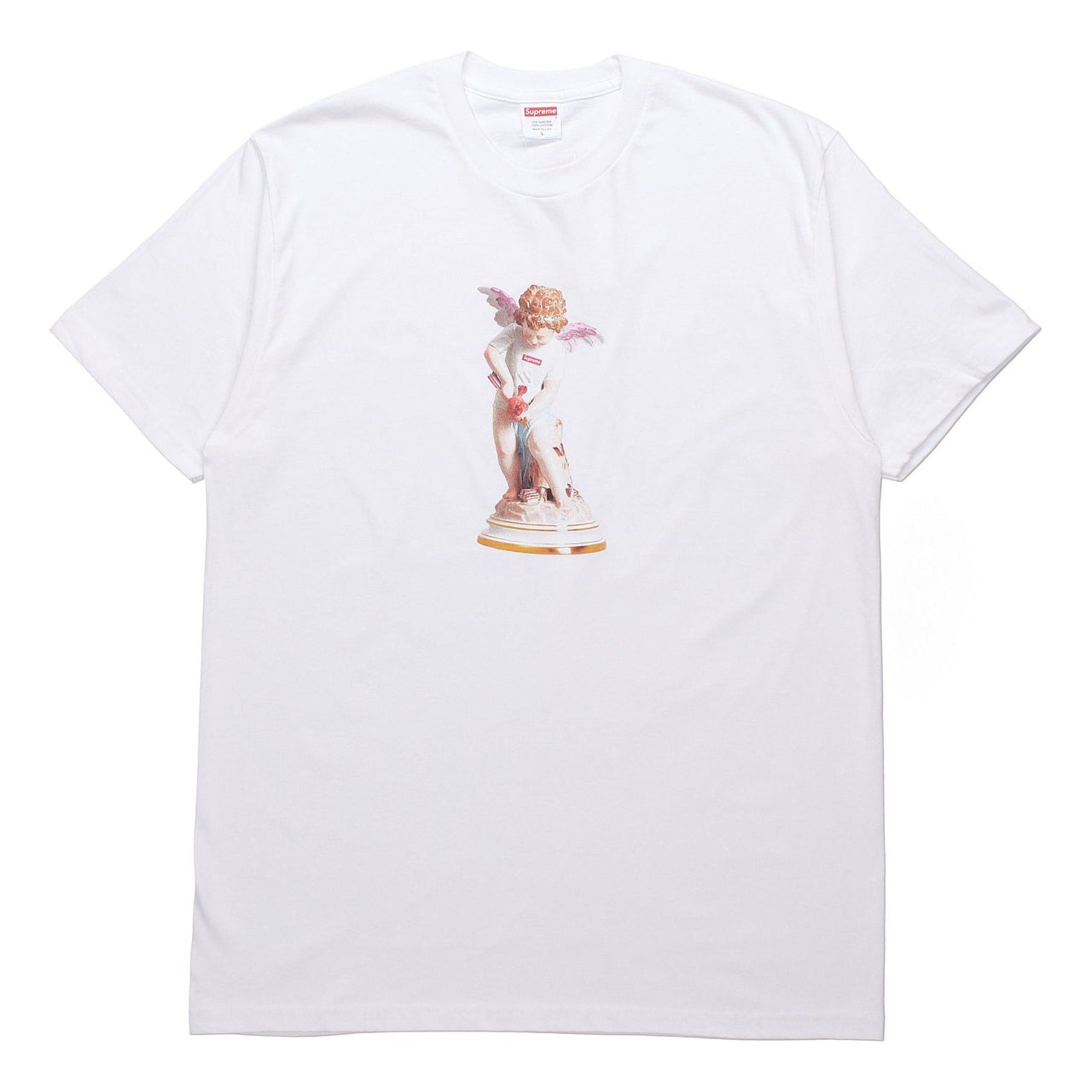 Supreme SS19 Cupid Tee White Angel Printing Short Sleeve Unisex SUP-SS19-687