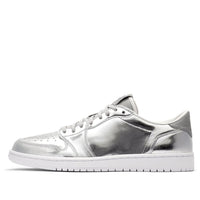 Air Jordan 1 Retro Low OG Pinnacle 'Metallic Silver' 852549-003