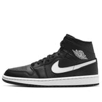 (WMNS) Air Jordan 1 Mid 'Black White' BQ6472-011