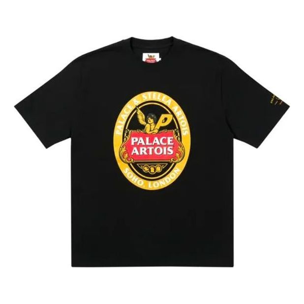 Palace X Stella Artois FW21 Logo T-Shirt 'Black' P21STTS008