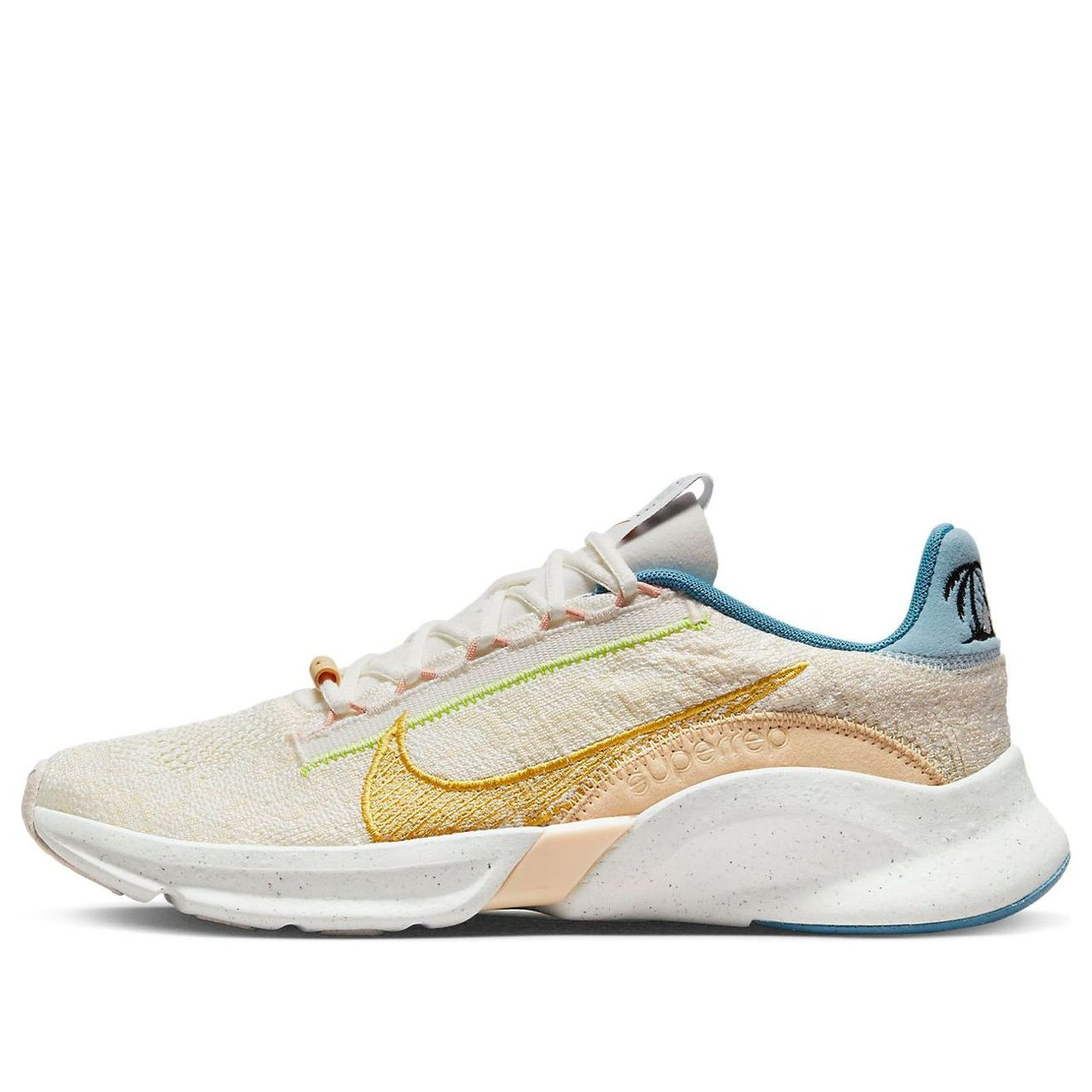 (WMNS) Nike SuperRep Go 3 Flyknit Next Nature 'Sun Club - White Sanded Gold' DV1743-171