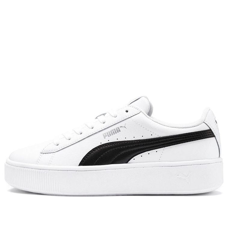 (WMNS) PUMA Vikky Stacked 'White Black' 369143-07