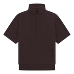 Fear of God Essentials Drop2 SS23 LS Halfzip 3/4 Sweatshirt 'Brown' 192BT224310F