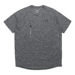 Men's Under Armour Tech 2.0 Training Sports Quick Dry Loose Short Sleeve Gray 1326413-002