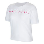 (WMNS) Nike Miler Printing Round-neck White CT6971-100