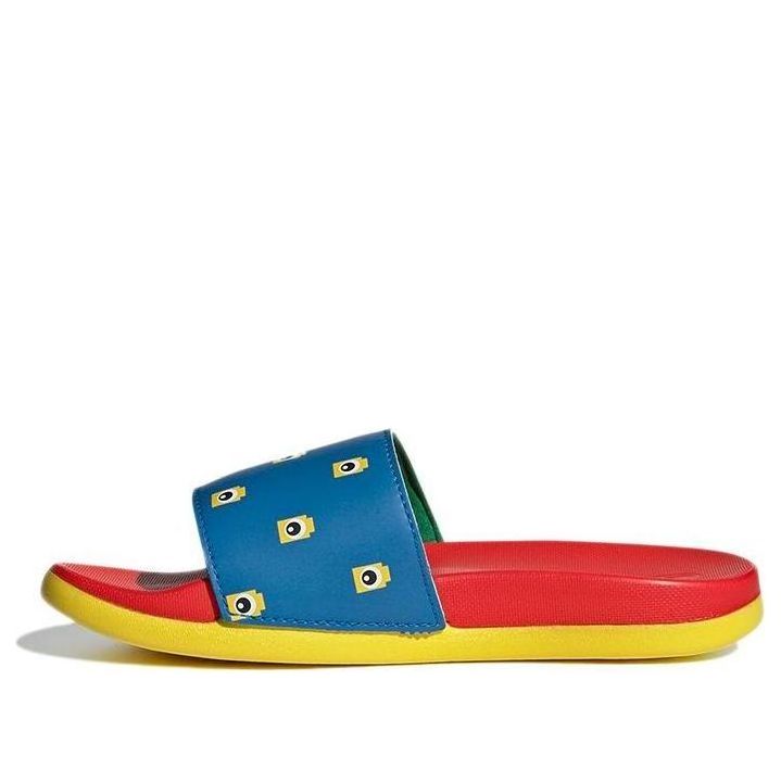 (PS) adidas Lego x adidas Adilette Comfort K 'Blue Yellow' FZ2866