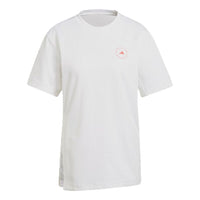 (WMNS) adidas Asmc C tee Small Logo Athleisure Casual Sports Round Neck Short Sleeve White GT9442