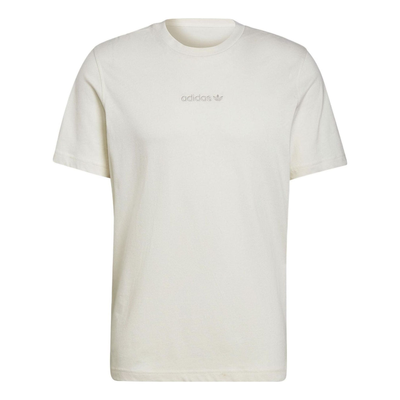 adidas originals Logo Round Neck Pullover Short Sleeve White HP0443