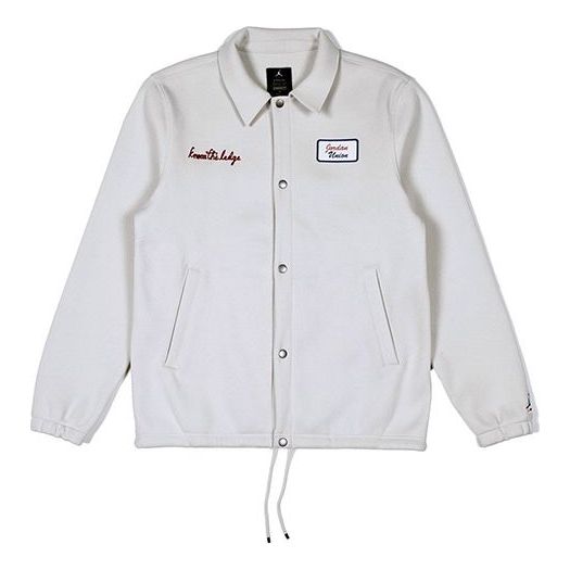 Air Jordan x Union LA Coaches Jacket 'Beige White' DB8261-072