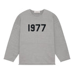 Fear of God Essentials SS22 Raw edge Top 1977 'Dark Oatmeal' FOG-SS22-086