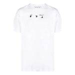 Off-White SS21 Spray-Print Cotton Men White OMAA027S21JER0080110