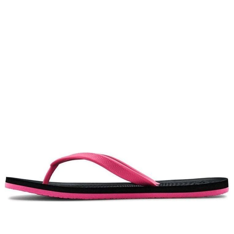 (WMNS) Under Armour Atlantic Dun Sandal 'Black Pink Surge' 3022716-001