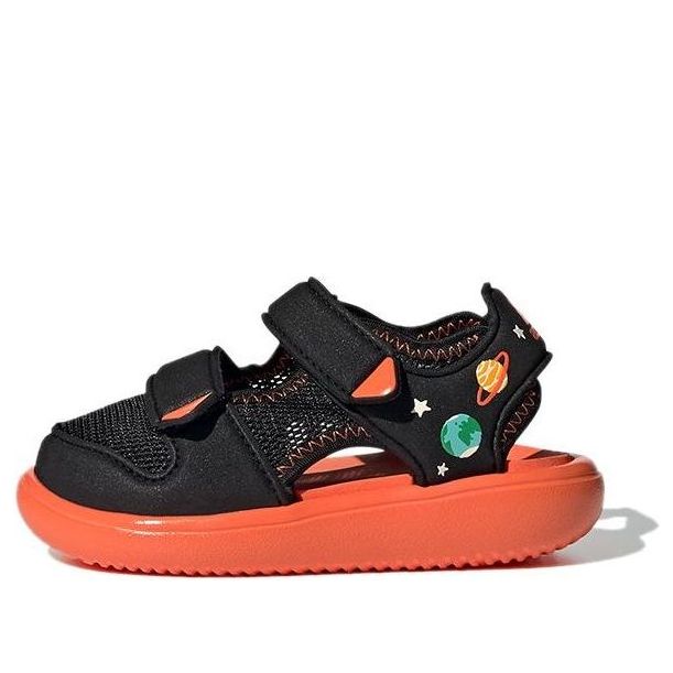 (TD) adidas Water Sandal Ct I Sandal Black/Orange GX2479