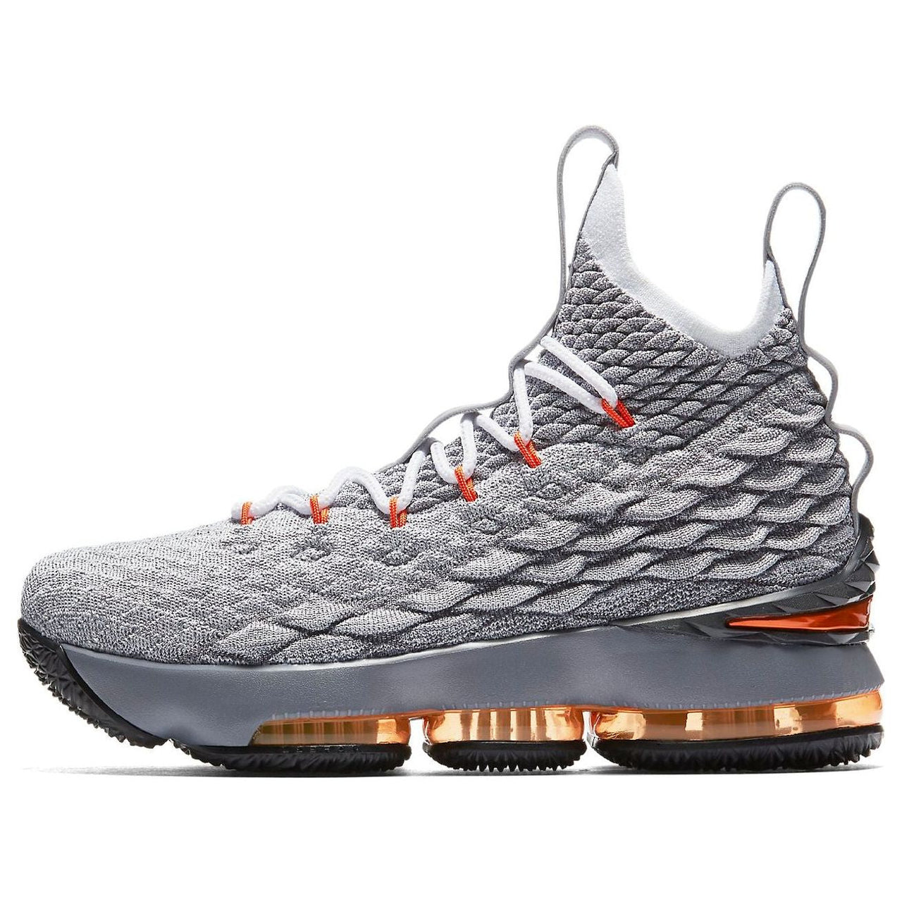 (GS) Nike LeBron 15 'Grey Orange' 922811-080