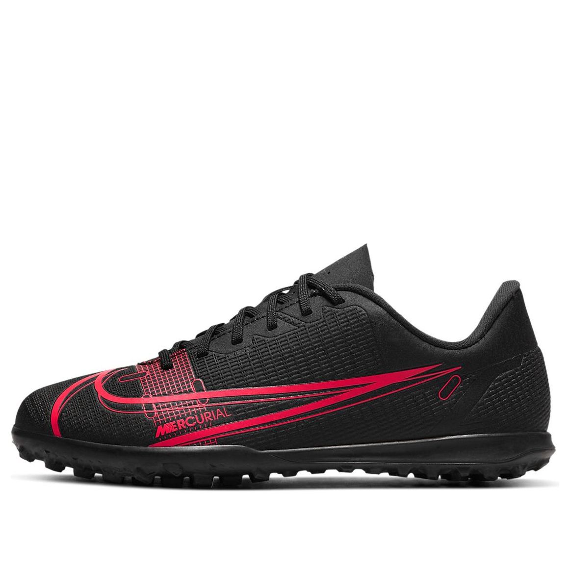 (GS) Nike Mercurial Vapor 14 Club TF 'Black Cyber' CV0945-090