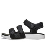 Skechers Velcro Outdoor Sports Black White Sandals 666081-BKW