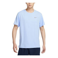 Nike Dri-FIT UV Miler Short-Sleeve Running Top 'Blue' DV9316-479