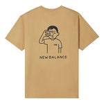New Balance x Noritake Unisex Printing Round-neck Yellow AMT12346-MSU
