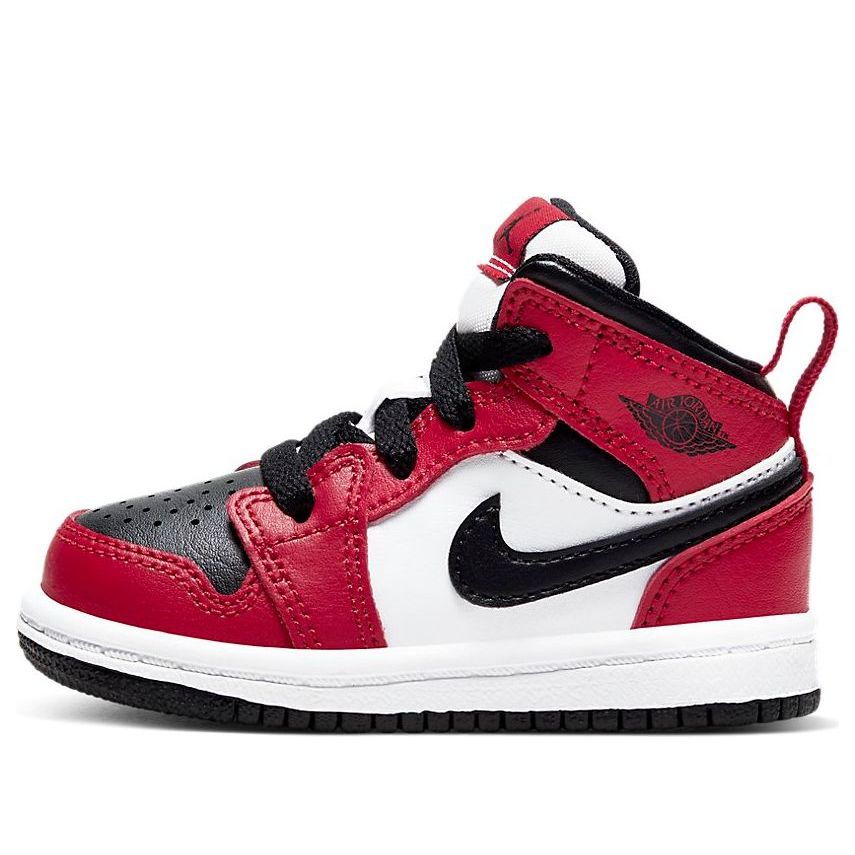 (TD) Air Jordan 1 Mid 'Chicago Black Toe' 640735-069