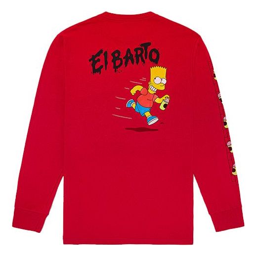 Men's Vans Simpson Crossover Long Sleeves Red VN0A4RTN17A