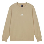New Balance Logo Printing Round Neck Long Sleeve Khaki AMT13343-HNA