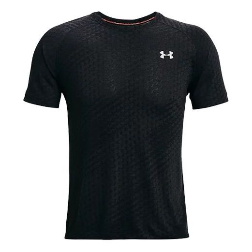Men's Under Armour Streaker Runclipse Casual Sports Breathable Short Sleeve Black 1361473-001