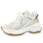(WMNS) LOUIS VUITTON LV Run 55 Trainers 'White Gold' 1AAP5T