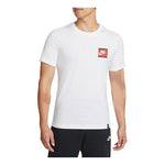 Nike Printing Logo Solid Color Round Neck Short Sleeve White DJ2729-100