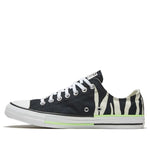 Converse Chuck Taylor All Star 'Black Zebra Print Neon Green' 167667C