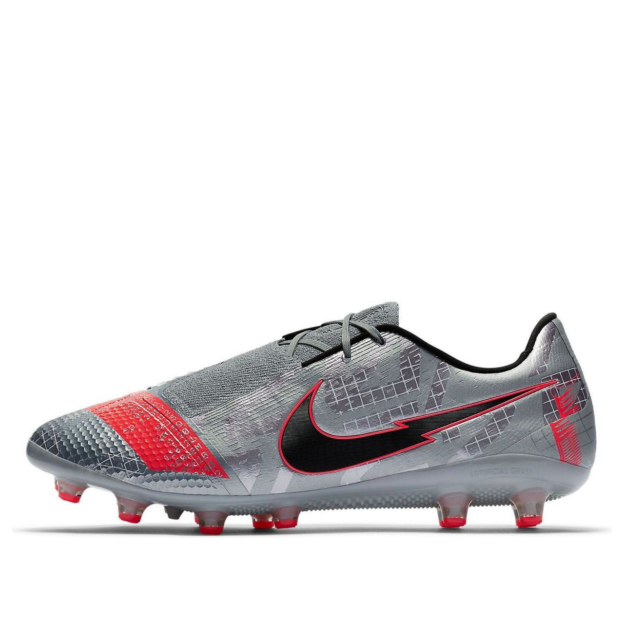 Nike Phantom Venom Elite AG Pro 'Metallic Bomber Grey Laser Crimson' AO0576-906