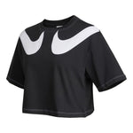 (WMNS) Nike AS W Nike Sportswear SWSH GX MOD CROP SS T Black DD5591-010