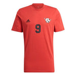 adidas Lil Number T M Soccer/Football Training Sports Printing Short Sleeve Pink Red Fluorescence GN6892
