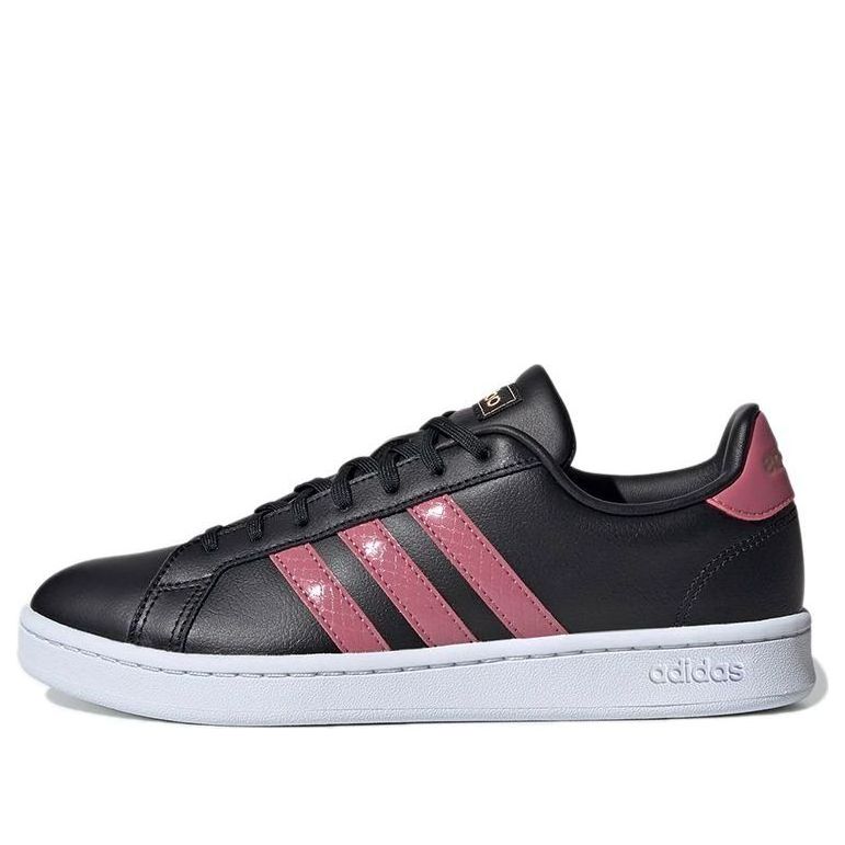 (WMNS) adidas neo Grand Court 'Black Pink' FW0798