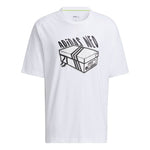 adidas neo M Brlv Tee1 Casual Sports Breathable Short Sleeve White H59446