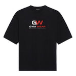 Balenciaga Gym Wear Logo Tee 'Black' 620969TIVD51000
