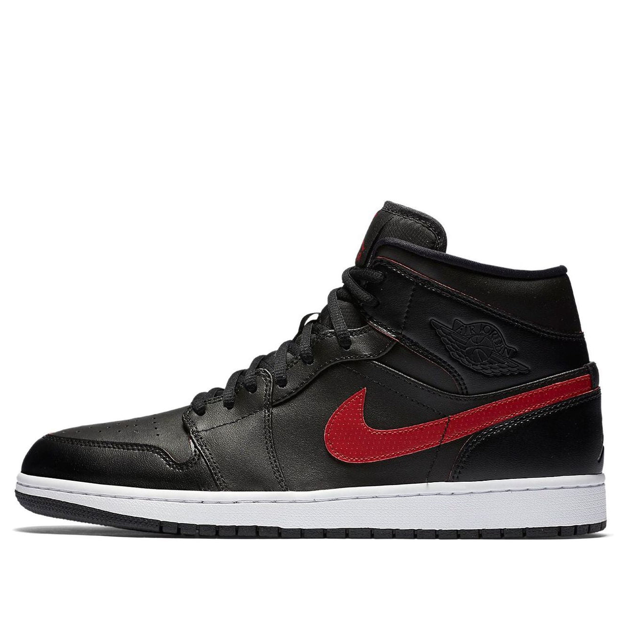 Air Jordan 1 Retro Mid 'Black Team Red' 554724-009