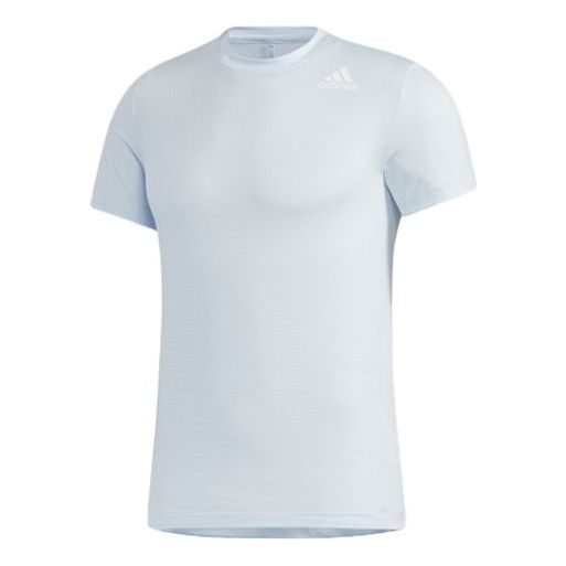 adidas Training Sports Short Sleeve Tee 'Light Sky Blue' GM5067