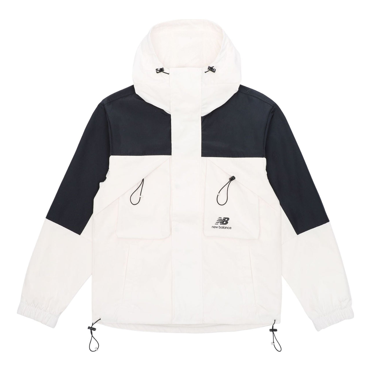 New Balance Men's New Balance Multiple Pockets Casual Sports Breathable Woven Jacket White AMJ13376-IV