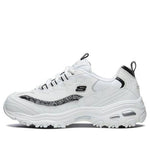(WMNS) Skechers D'lites 1.0 White/Black 13090-WBK