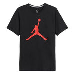 Air Jordan Casual Sports Round Neck Large Logo Short Sleeve Black CD7611-010