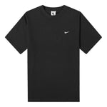 Nike Solo Swoosh Mens T-Shirt Printing Logo Solid Color Round Neck Short Sleeve Black CV0559-010