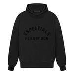 Fear of God Essentials SS23 Arch Logo Hoodie 'Jet Black' 192SP232050F