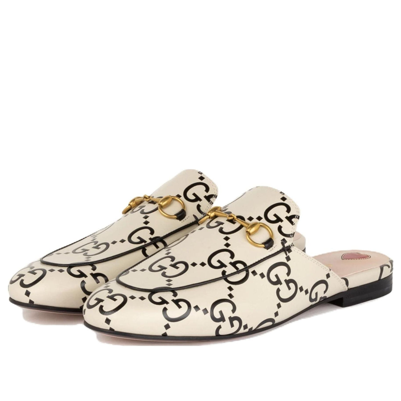 (WMNS) Gucci Princetown GG Debossed Leather Slipper 'Black Nerd' 557730-UGM30-9180