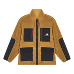 New Balance Men's New Balance Contrasting Colors Pocket Reversible Stand Collar Lamb's Wool Jacket Brown AMJ21349-INC