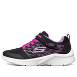Skechers Microspec Wear-resistant Non-Slip Low Tops Big Boys Black 302468L-BLK