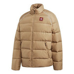 adidas originals Adicol Jacket 1 Stay Warm Solid Color raglan sleeve Stand Collar Down Jacket Beige EC7276