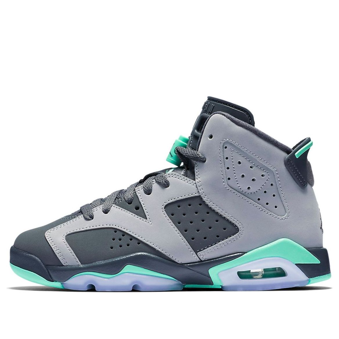 (GS) Air Jordan 6 'Green Glow' 543390-005