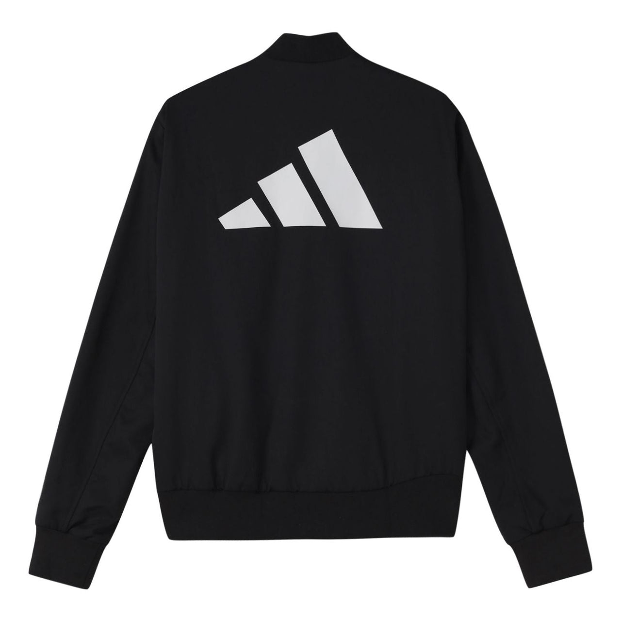 adidas Fi Jkt Wv Bomb Logo Printing Fleece Lined Stay Warm Sports Jacket Black GP0975