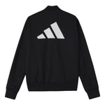 adidas Fi Jkt Wv Bomb Logo Printing Fleece Lined Stay Warm Sports Jacket Black GP0975
